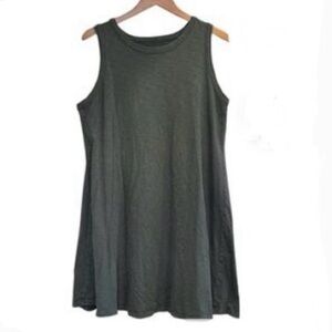 🌈 6/$60 New Universal Thread Sleeveless Mini Tank Dress Size XL Sage Green